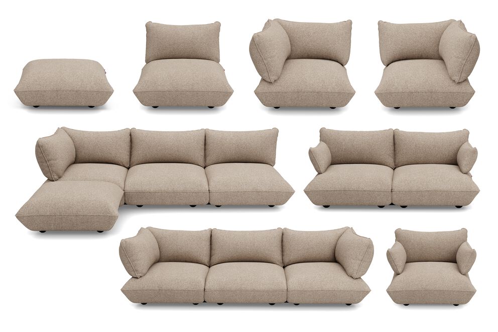 Fatboy Sofa Sumo hocker Boucle Recycled brown