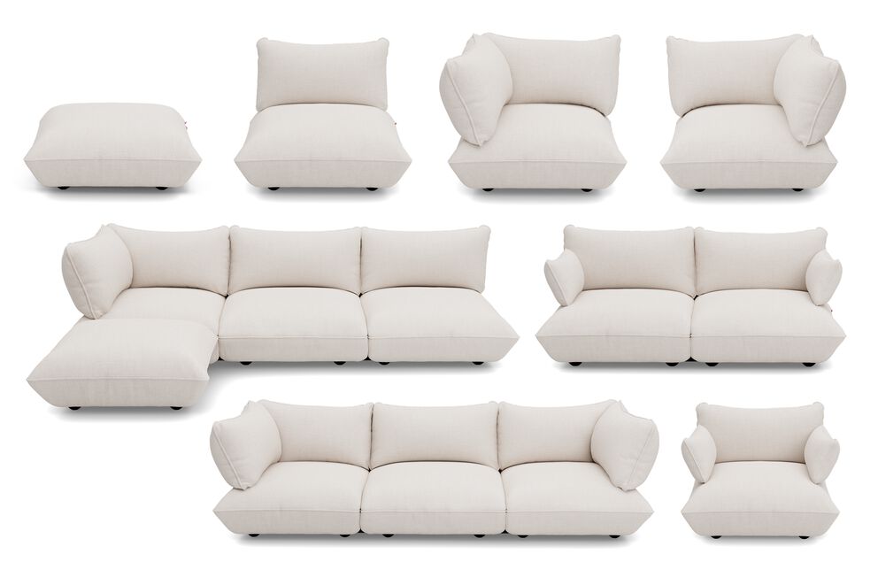 Fatboy Sofa Sumo hocker Boucle Recycled creme
