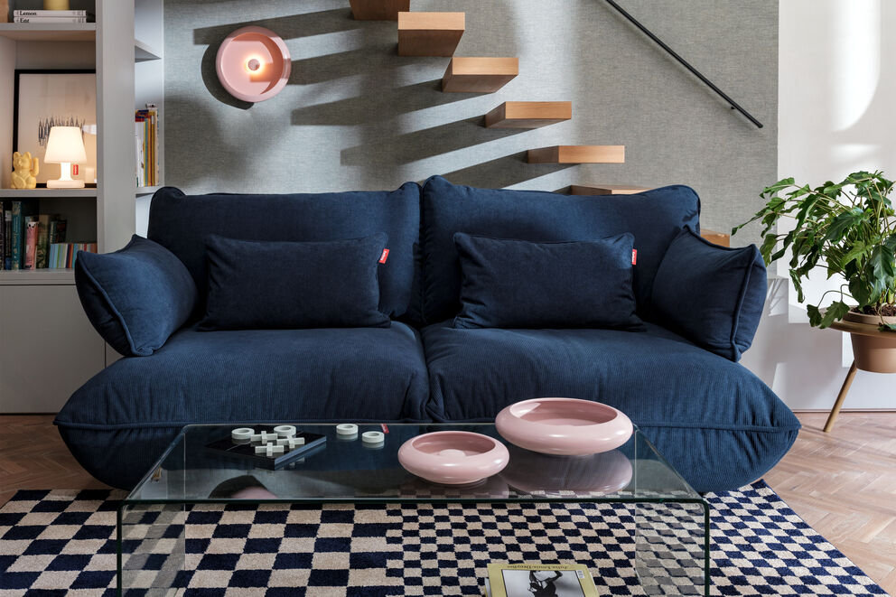 Fatboy Sofa Sumo Corner Seat Right Cord Recycled deep blue