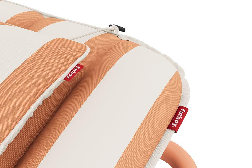 Fatboy sunbun solseng terracotta / stripe orange