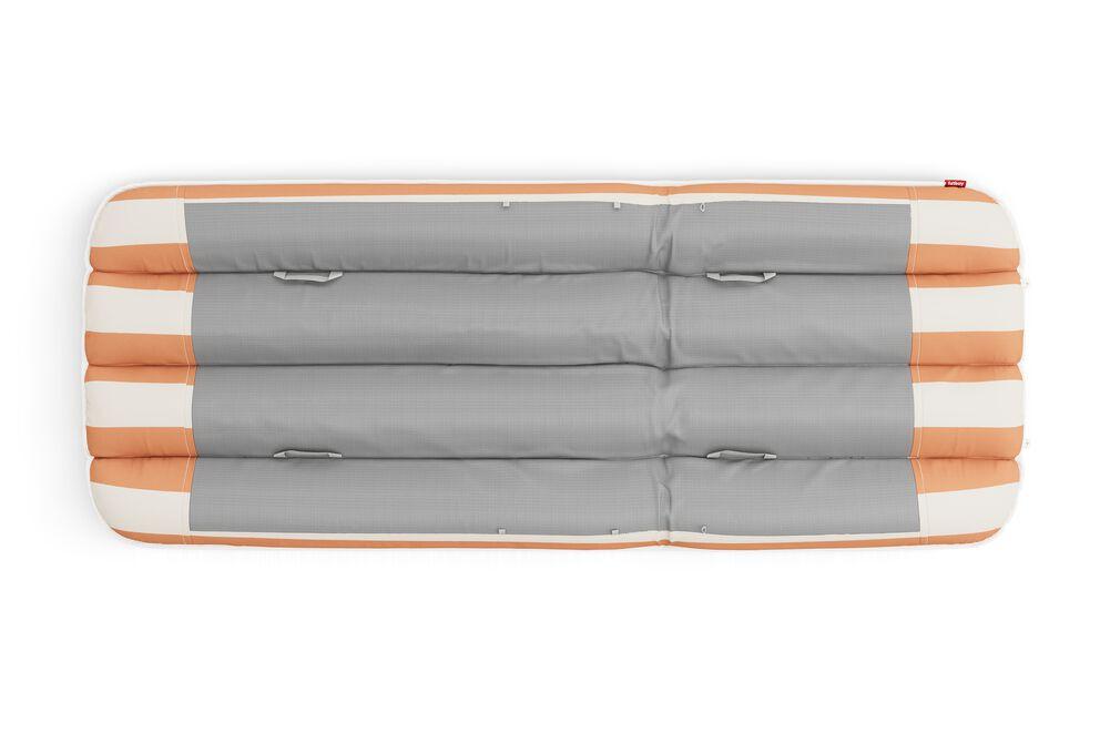 Fatboy sunbun solseng terracotta / stripe orange