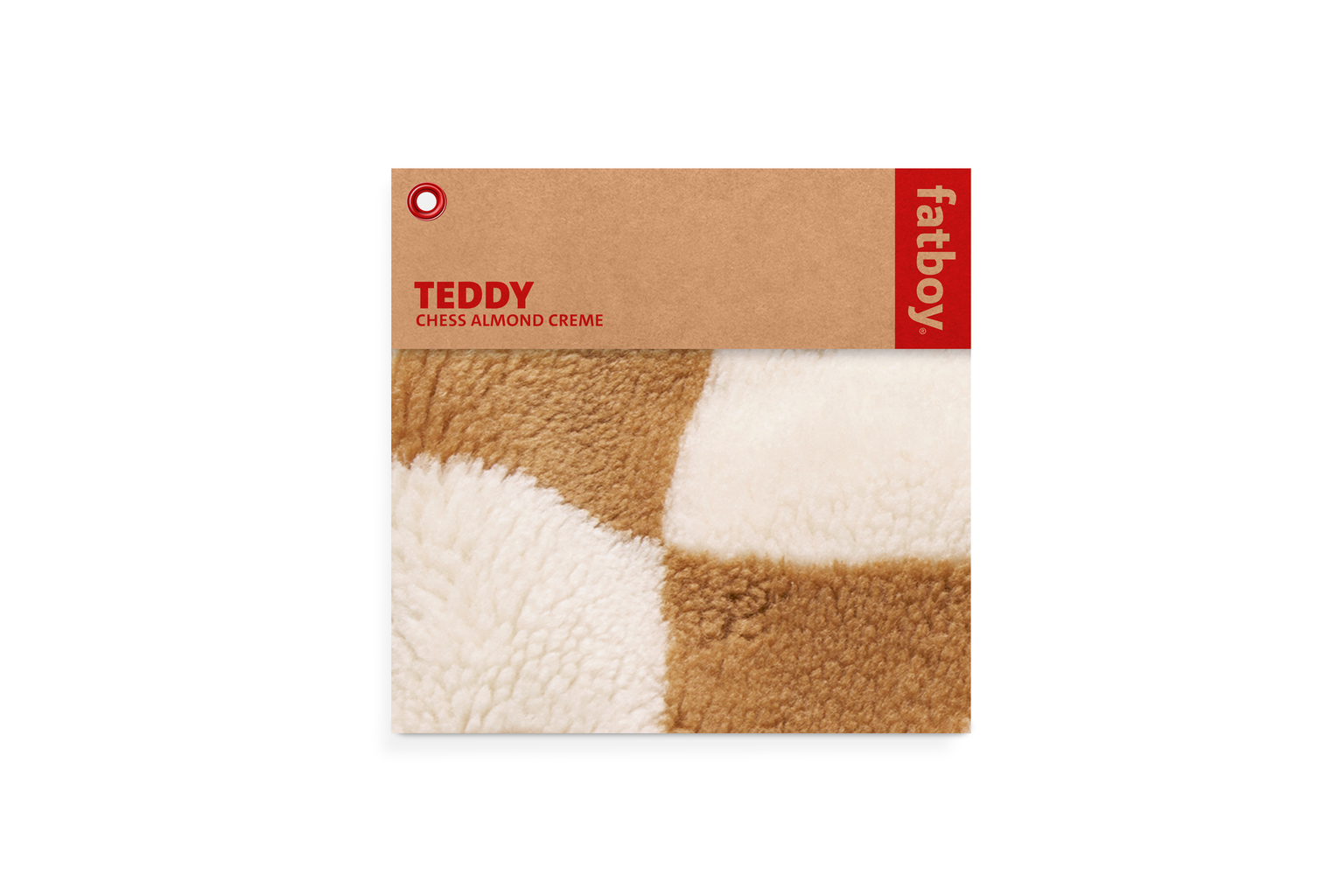 Fatboy Sakkosekk original slim teddy almond creme
