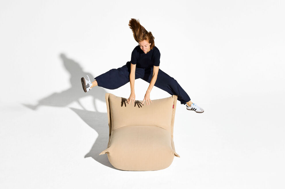 Fatboy Stol the BonBaron Slim Cord beige
