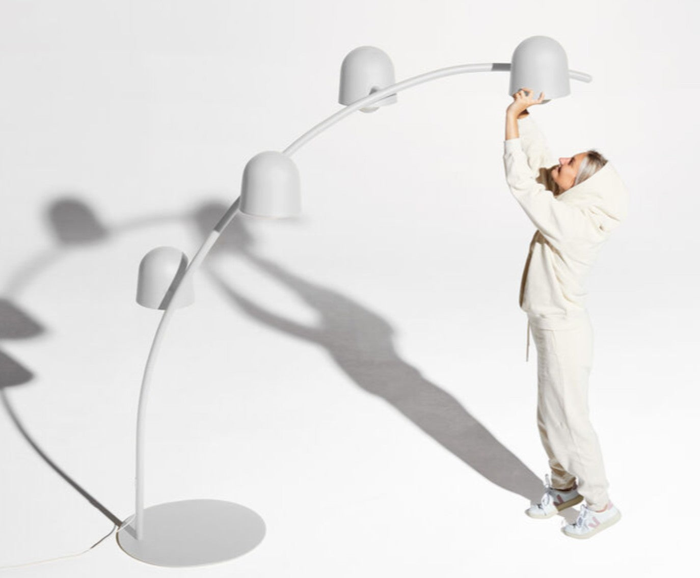 Utstillingsmodell Fatboy Lampe Big Lebow light grey