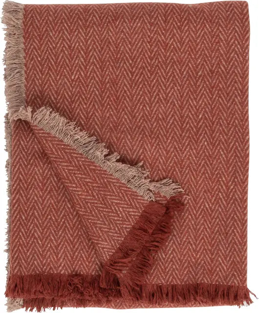 Halvor Bakke Asima Pledd 120x200 Rust