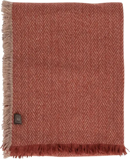 Halvor Bakke Asima Pledd 120x200 Rust