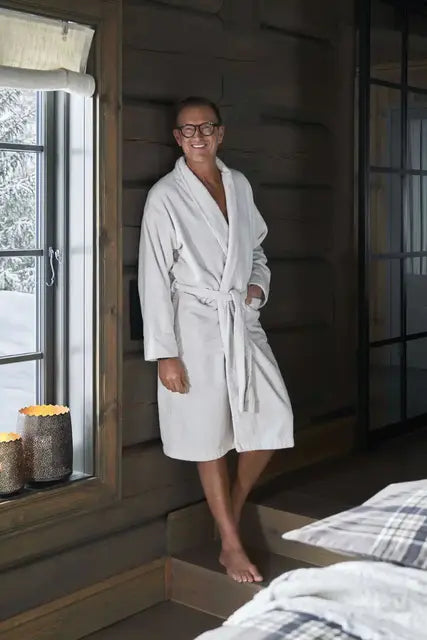 Halvor Bakke Verbier Badekåpe Beige Bedtime.no Halvor Bakke.