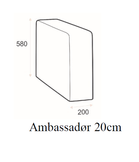 Hovden Ambassador armlene 20 cm