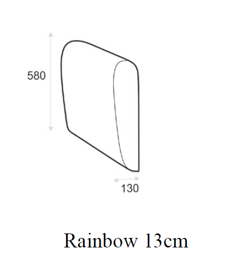 Hovden Rainbow armlene 13 cm
