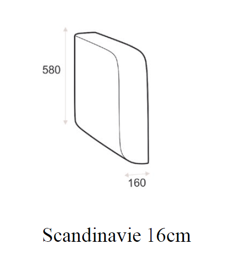Hovden Scandinavie armlene 16 cm