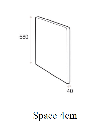 Hovden Space armlene 4 cm