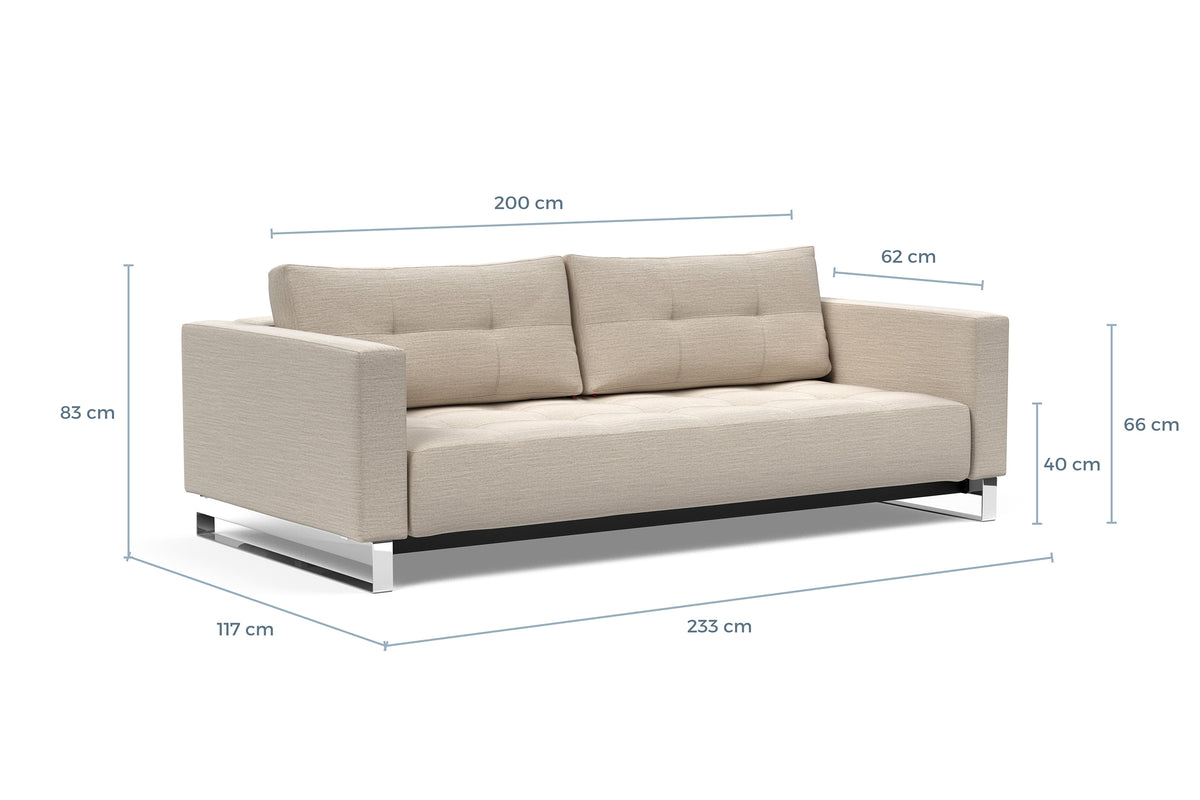 Måltegning av Cassius i sofaform – måltegning