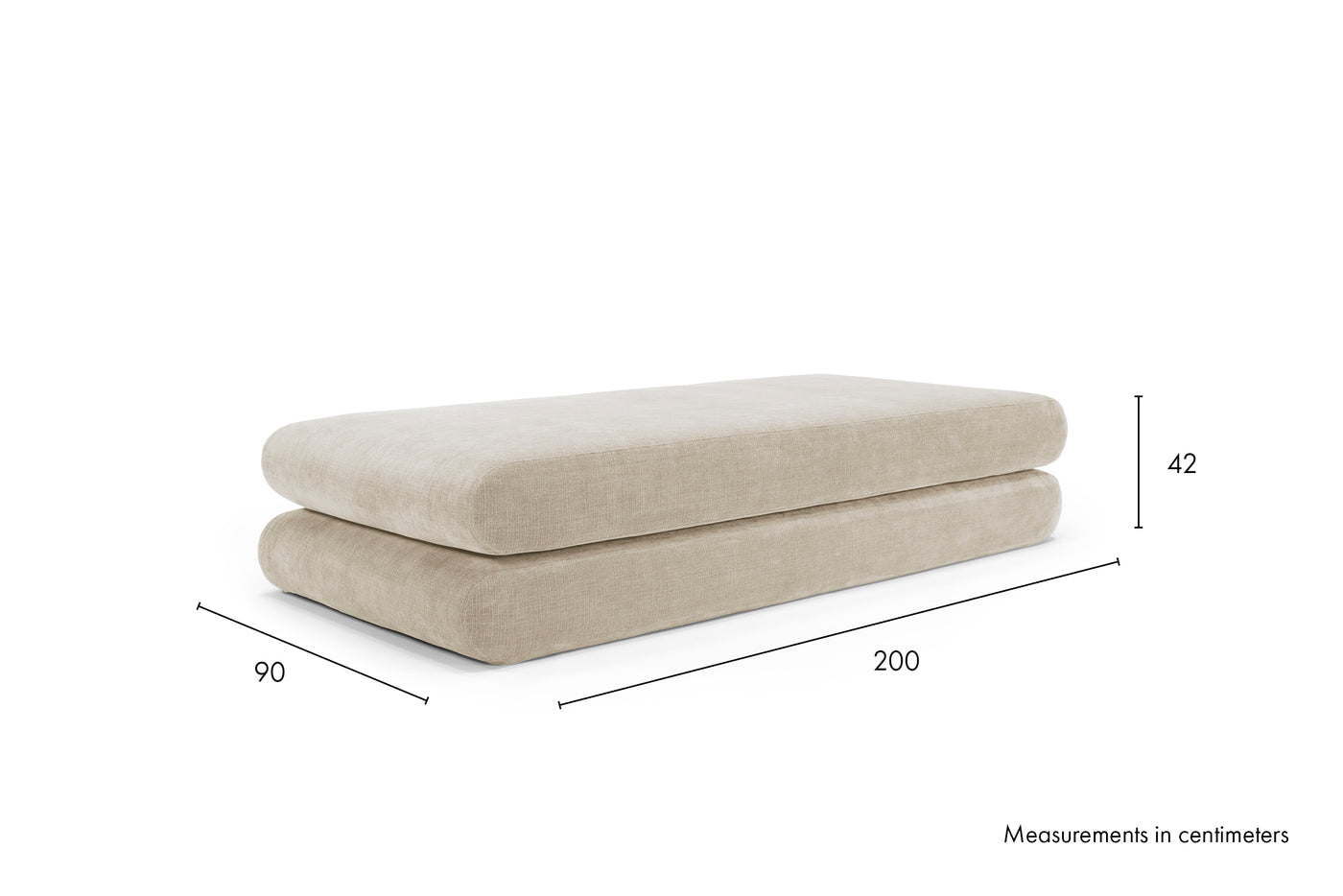 Måltegning Daybed Circlus – daybed – måltegning