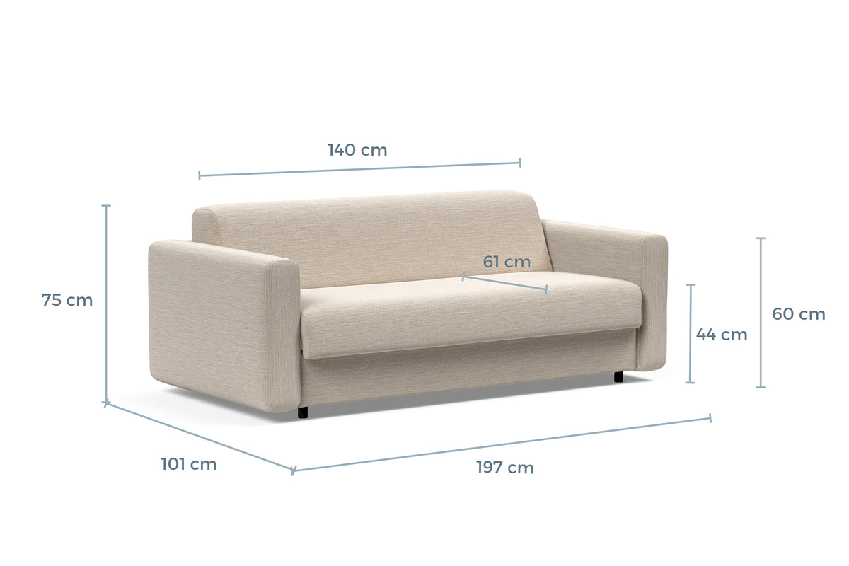 Måltegning av Killian, 140 cm i sofaform – måltegning