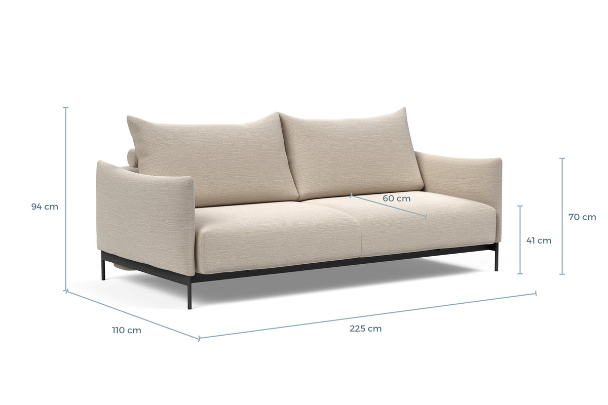 Måltegning av Malloy i sofaform – måltegning