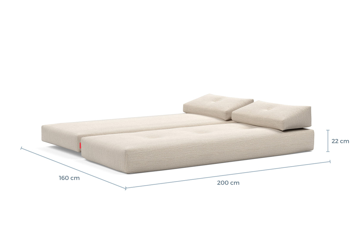 Måltegning Daybed Sigmund Eik – seng – måltegning