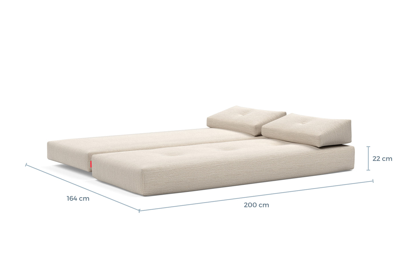 Måltegning Daybed Sigmund Indu – seng – måltegning
