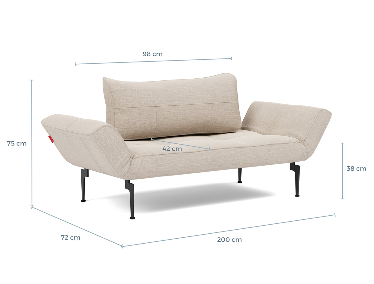 Måltegning Daybed Zeal Laser – sofa – måltegning
