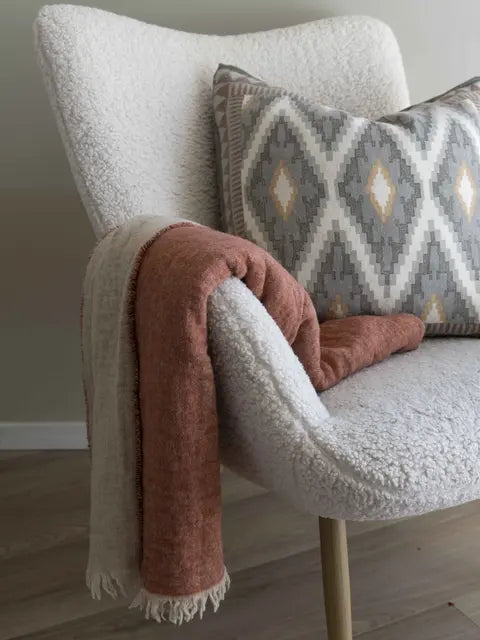 Lama Milano Pledd 130x170 Rust Bedtime.no Lama.