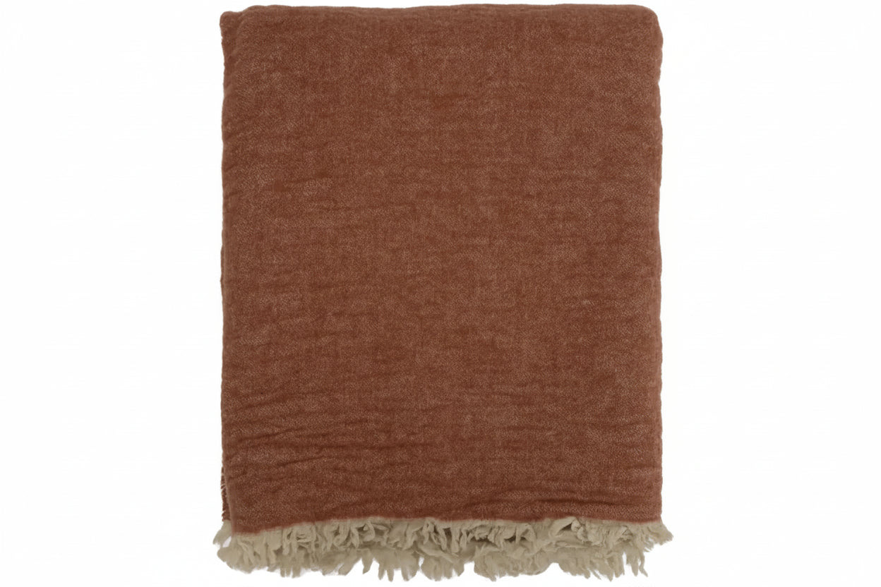 Lama Milano Pledd 130x170 Rust Bedtime.no Lama.