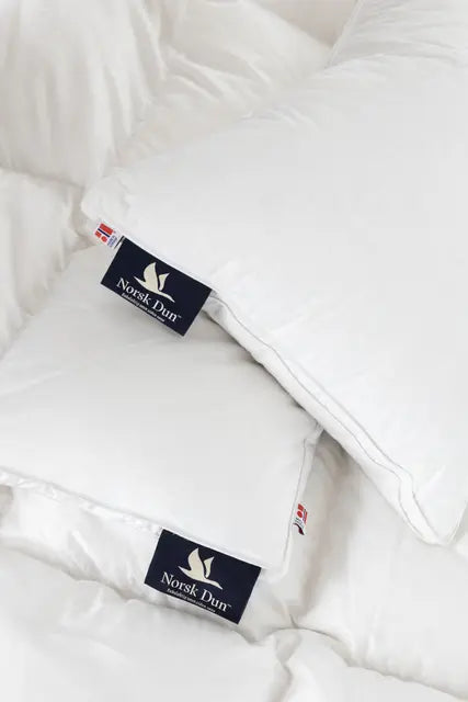 Norsk Dun 90 % Andedunpute 50x70 Bedtime.no Norsk Dun.