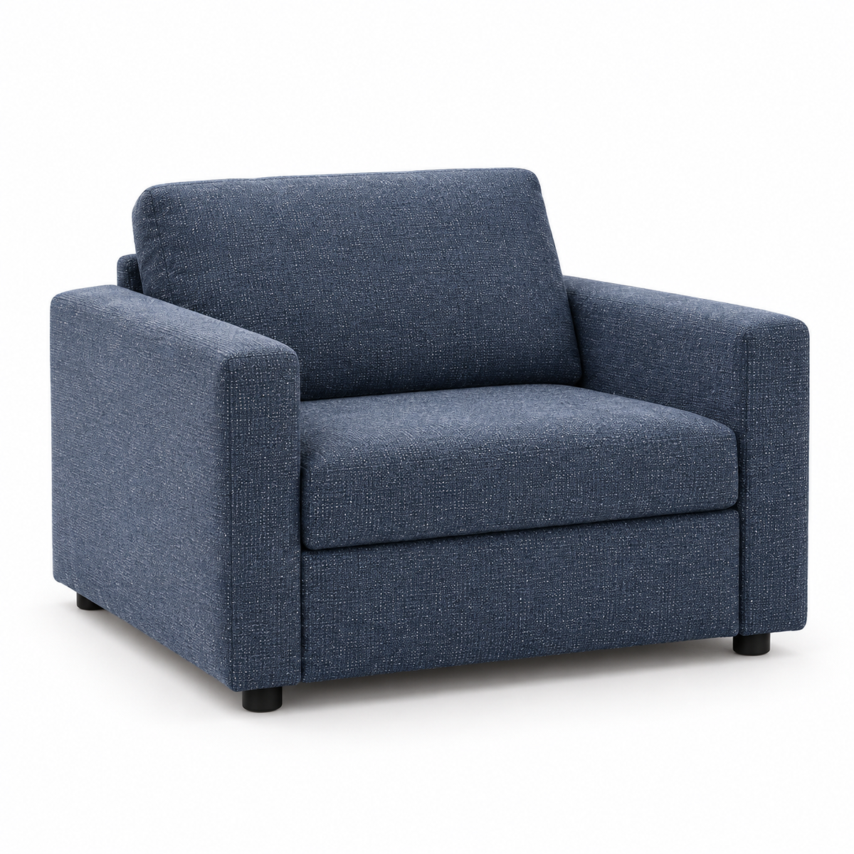 Hovden mySOFABED Saga 75 i blått stoff – produktillustrasjon