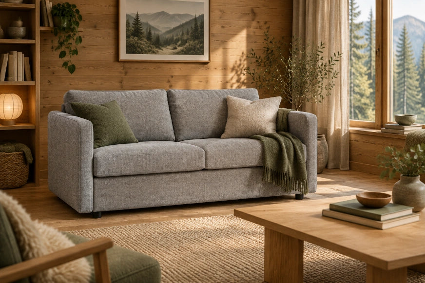 Hovden scandic 116 i hytteinspirert lounge
