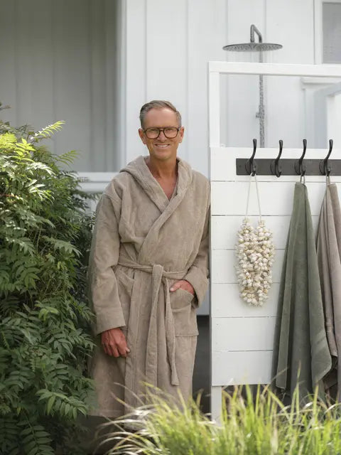 Halvor Bakke St. Paul Badekåpe Beige Bedtime.no Halvor Bakke.