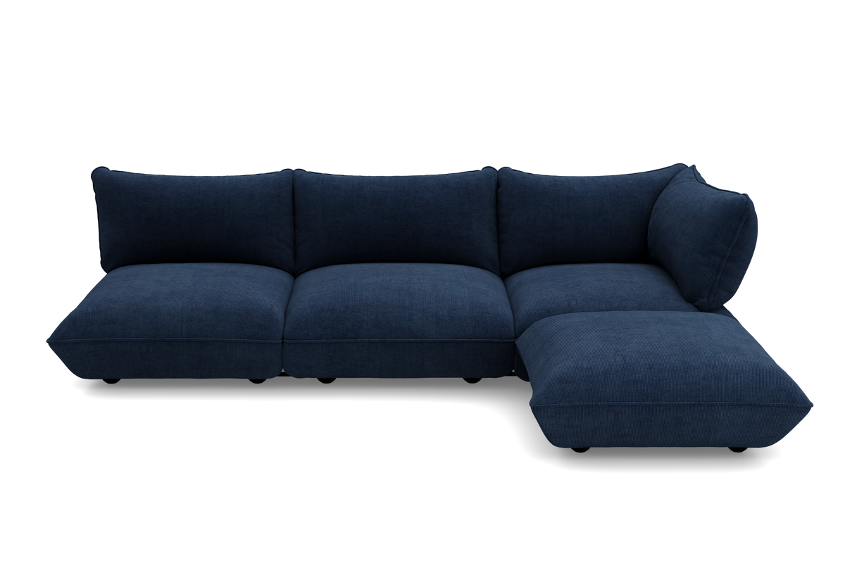 Fatboy Sumo Corner Sofa Cord deep-blue – høyrevendt, bilde 2
