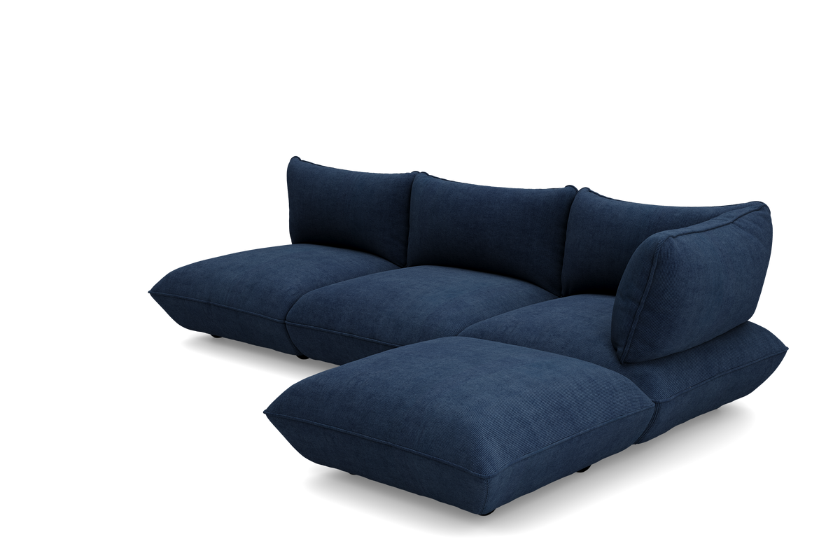 Fatboy Sumo Corner Sofa Cord deep-blue – høyrevendt, bilde 3