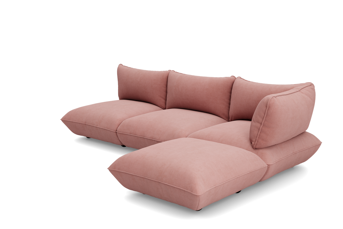 Fatboy Sumo Corner Sofa Cord soft-pink – høyrevendt, bilde 3