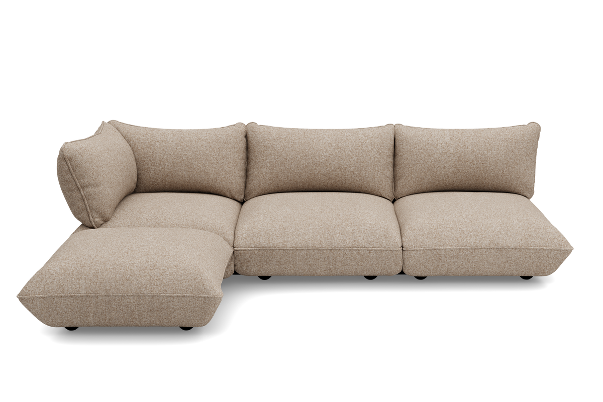 Fatboy Sumo Corner Sofa Bouclé Brown – produktbilde