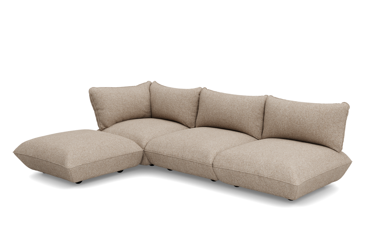 Fatboy Sumo Corner Sofa Bouclé Brown – produktbilde