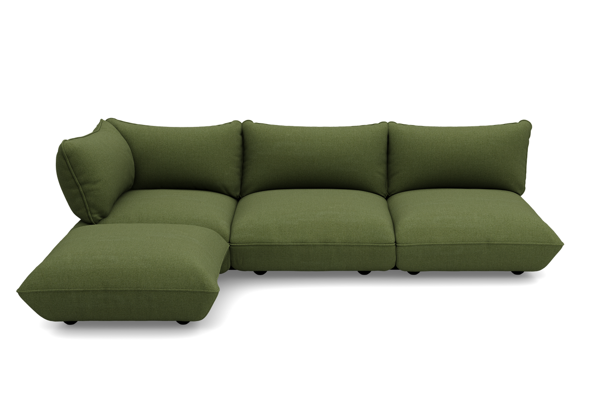 Fatboy Sumo corner-sofa Bouclé Leaf Green – produktbilde 2