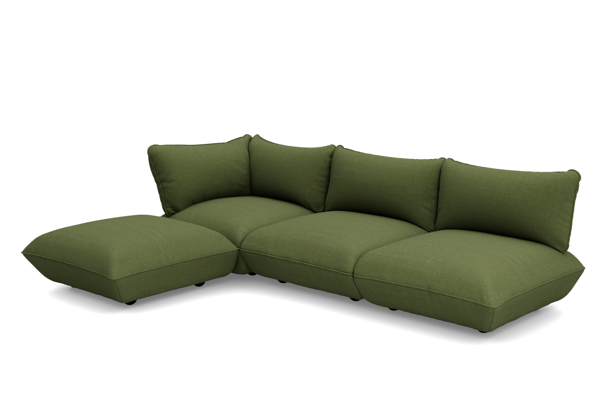 Fatboy Sumo corner-sofa Bouclé Leaf Green – produktbilde 3