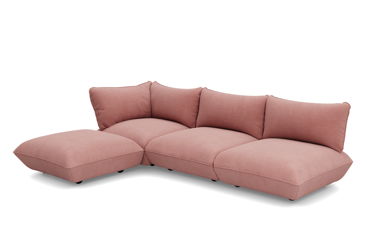 Fatboy Sumo corner-sofa-left Cord Soft Pink – produktbilde 3