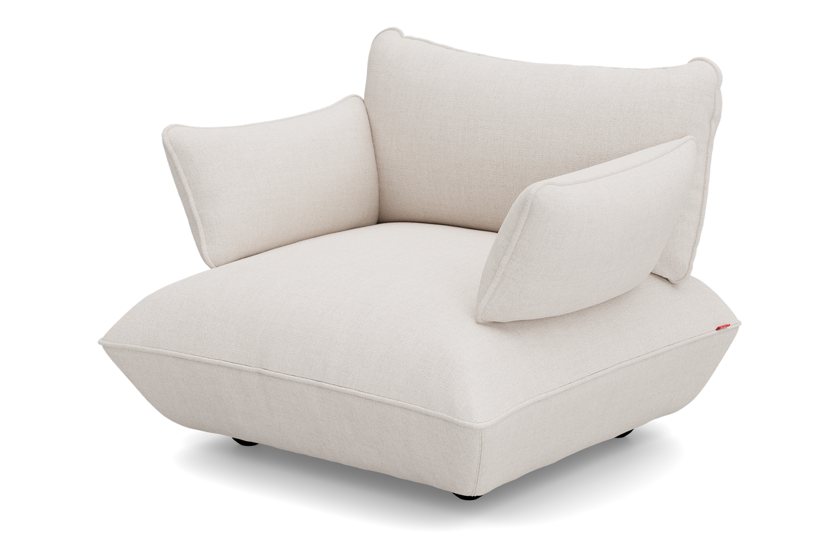 Fatboy Sumo loveseat Bouclé Creme – produktvinkel 2