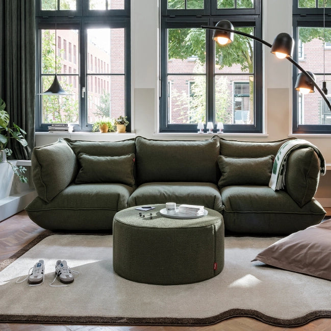 Fatboy Sumo i boucle leaf green – miljøbilde 1