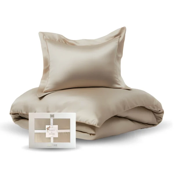 Beige bambus sengesett Bedtime Collection