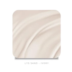 Bedtime Collection silke laken swatch lys sand - ivory