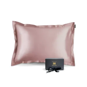 Bedtime Collection silke putetrekk dus rosa soft pink