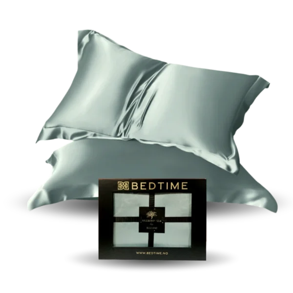 Silke sengesett Bedtime Collection salvie grønn