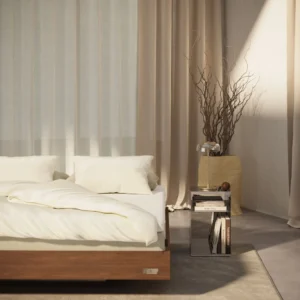 Rammeseng Hällsö Walnut fra Carpe Diem Beds