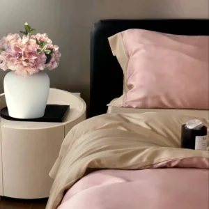 Bambus sengesett rosa beige duo milj Bedtime Collection