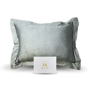 Salvie grønt jacquard eukalyptus putetrekk Bedtime Collection 1