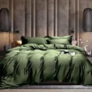 Bambus sengesett mørk grønn miljø Bedtime Collection