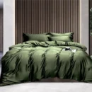 Bambus sengesett mørk grønn miljø Bedtime Collection