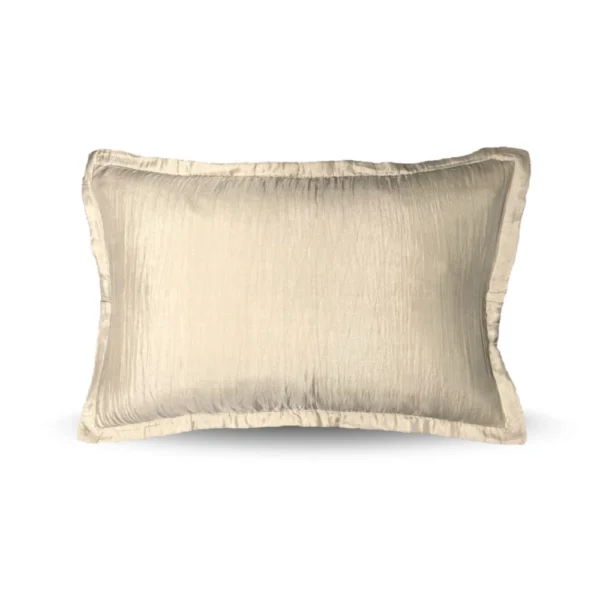 Bedtime Collection silkevelour putetrekk 40x60cm Golden sand kremgul