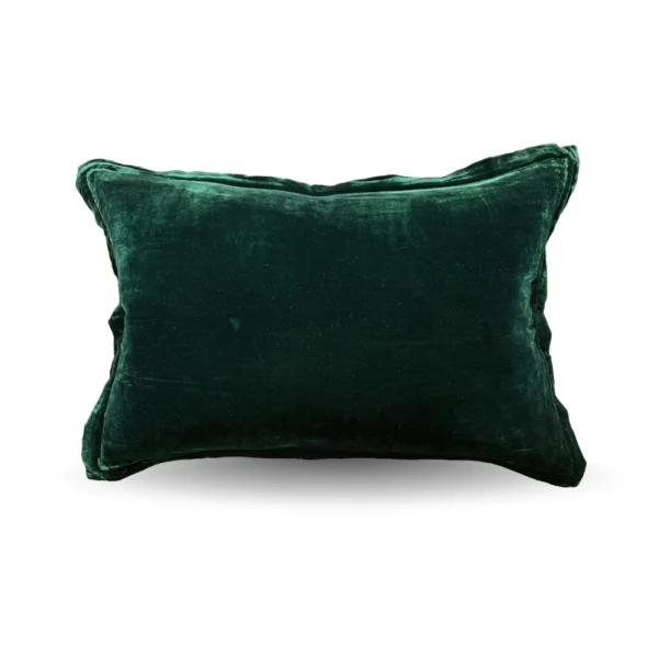 Bedtime Collection silke velour putetrekk 40x60cm Ivy Green