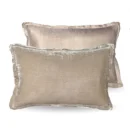 Bedtime Collection silkevelour putetrekk 40x60cm Taupe beige